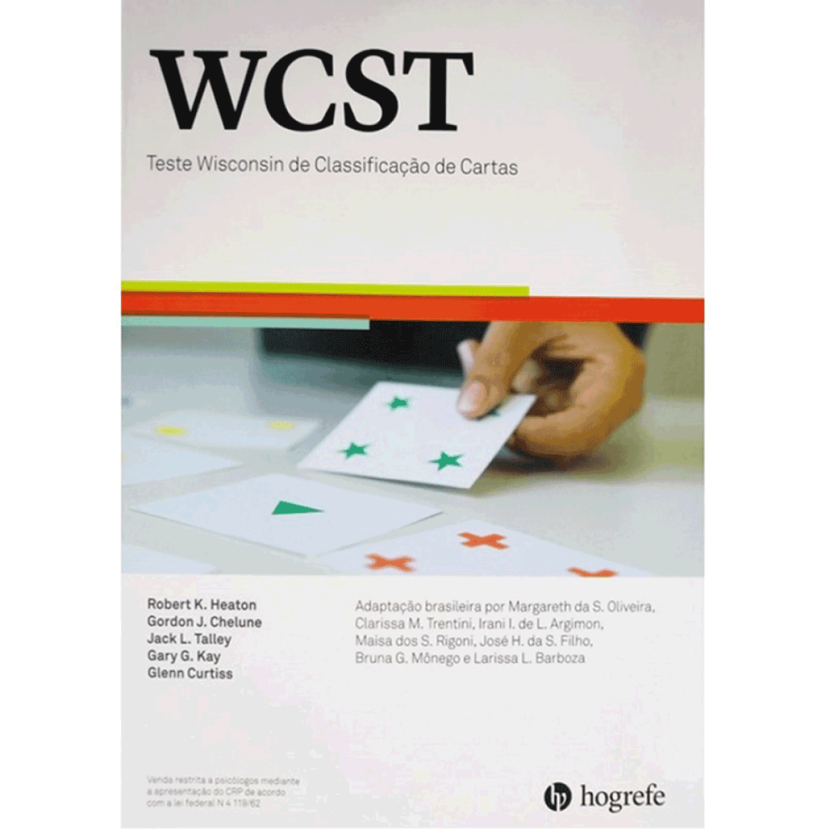 WCST Teste Wisconsin de Classificação de Cartas Manual